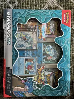 Pokemon TCG Gyarados EX Premium Collection Box - Factory Sealed - Image 1
