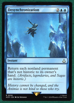 Desynchronization - Universes Beyond: Assassin's Creed ACR #16 - Magic MTG Card - Image 1