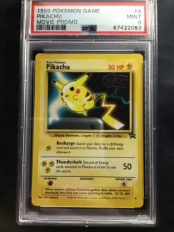 Pokemon Cards: Wizards Black Star Promo: Pikachu 4 PSA 9 - Image 2