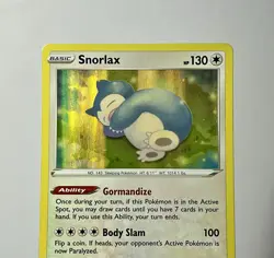 Snorlax 131/185 (NM) Holo Rare Sword & Shield: Vivid Voltage 2020 Pokemon Card - Image 3