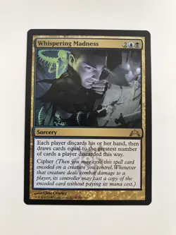 Whispering Madness MTG Magic the Gathering Card NM Near Mint GTC - Image 1