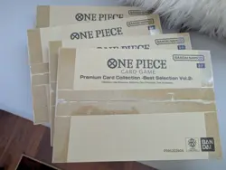4x One Piece TCG Premium Card Collection Best Selection Vol.4 - ENG Sealed New - Image 1