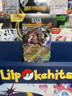 Pokemon TCG S&V: Paldea Evolved Lycanroc EX Double Rare Card 117/193 - Image 1