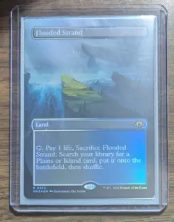 MTG Flooded Strand Borderless Foil from Modern Horizons 3 NM - Image 2