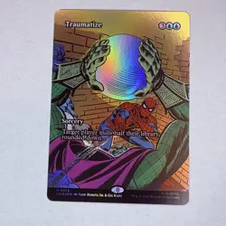 Traumatize (Borderless) Marvel Universe Eternal-Legal Foil MTG NM - Image 1