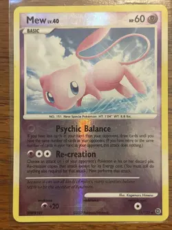 Pokemon TCG Mew - 15/132 Secret Wonders Reverse Holo Rare LP - Image 1