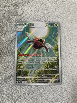 Pokemon TCG Ninjask 137/132 Illustration Rare Secret Rare Mega Evolution - Image 1