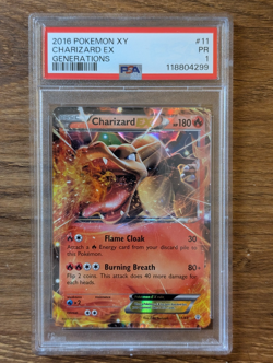 2016 Pokemon XY Generations PSA 1 Charizard Ex Holo Foil #11 PR POOR - Image 1