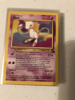 Pokemon TCG - Mew #8 - Wizards Promos - Black Star Promo - Rare - Non-Holo [NM] - Image 1
