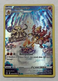 Pokemon Crown Zenith Magmortar GG03/GG70 Galarian Gallery Ultra Rare Holo NM - Image 1