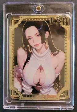 Boa Hancock from one piece Metal Card Waifu metal card Premium # 81/200 - Image 1