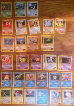 35x Vintage Pokemon Card Lot | Gym Heroes WOTC Brock Sabrina Misty Blaine + - Image 1