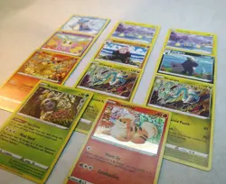 Pokemon McDonald's 2022 Promo Lot of 11 Cards 3 Foil 8 Regular Lapras Victini NM - Image 2