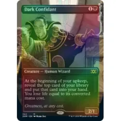 FOIL DARK CONFIDANT (BORDERLESS) Double Masters Magic MTG MINT CARD - Image 1