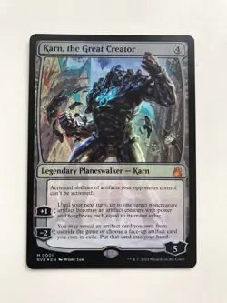 Karn the Great Creator Foil MTG Magic the Gathering Card NM Near Mint RVR - Image 1