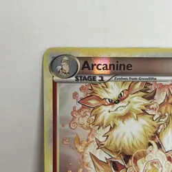 Pokemon TCG Arcanine HeartGold SoulSilver Reverse Holo Card 1/123 Rare - Image 2