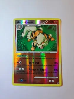 Arcanine 1/111 Rising Rivals Reverse Holo Pokemon Card NM - Image 2
