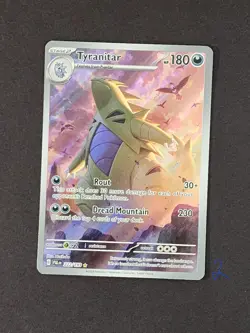 Pokemon TCG Tyranitar Scarlet & Violet Paldea Evolved Holo Card 222/193 - Image 1