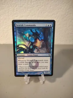 MTG Neurok Commando Foil LP Mirrodin Besieged - Image 1