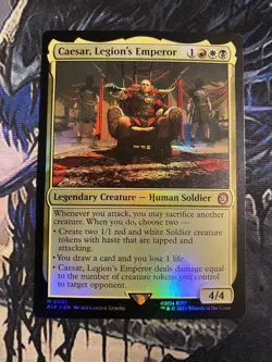 FOIL Caesar, Legion's Emperor - PIP 0001 MTG - Image 1