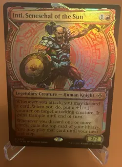 Inti, Seneschal of the Sun (Showcase) the Lost Caverns of Ixalan Foil - Image 1