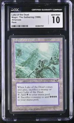 Lake of the Dead, alliances mtg. CGC 10 Gem Mint! - Image 1