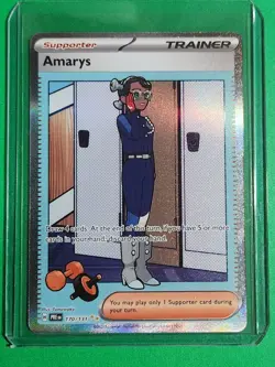 Pokemon TCG SV-Prismatic Evolutions Amarys #170/131 Special Illustration Rare - Image 1