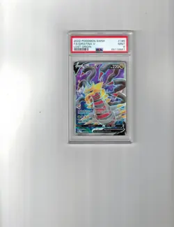 2022 POKEMON SWSH 185/196 GIRATINA V FULL ART LOST ORIGIN PSA 9 - Image 1