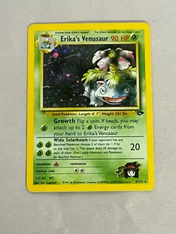 Pokemon Erika's Venusaur Gym Challenge 4/132 - Image 1