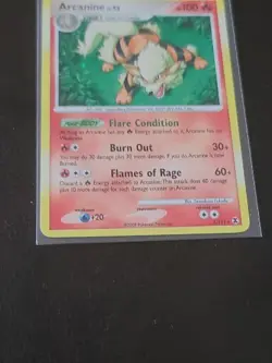 Pokemon TCG Arcanine Rising Rivals 1 Holo Holo Rare - Image 3