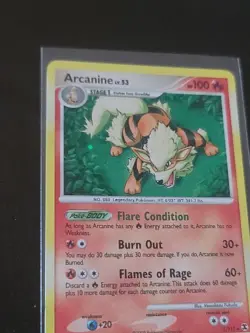 Pokemon TCG Arcanine Rising Rivals 1 Holo Holo Rare - Image 4