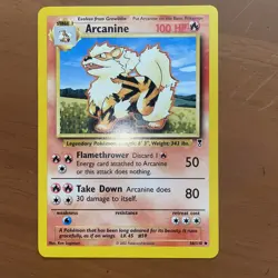 Pokemon Arcanine LEGENDARY COLLECTION Set 36/110 NM Non-Holo UNCOMMON - Image 1