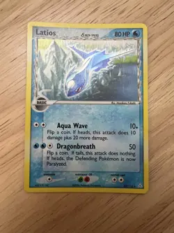 Pokemon Latios 22/110 ex Holon Phantoms Holo Rare Delta Species LP - Image 1