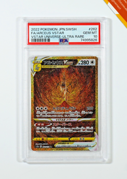Pokemon PSA 10 Arceus Vstar #262 Full Art Vstar Universe 2022 Japanese - Image 1