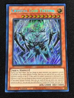 Yugioh Crystal God Tistina DUNE-EN089 1st Secret (NM) - Image 1