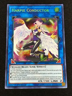 Yugioh Harpie Conductor 1st BLHR-EN047 Secret (NM) - Image 1