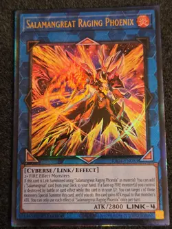 Yu-Gi-Oh! Salamangreat Raging Phoenix - RA04-EN083 Prismatic Ultimate Rare NM! - Image 1