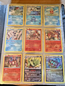 Holo/Reverse Holo Pokemon Card Collection + Eevee Binder (17 Cards) - Image 1