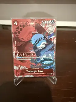 One Piece Card Game- Trafalgar Law P-017 Winner Foil English - Image 1