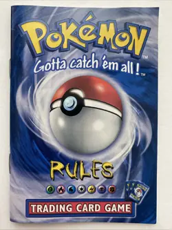 Pokemon TCG Trading Card Game 1999 Starter Rules Rulebook Version 1 VGC - Image 1