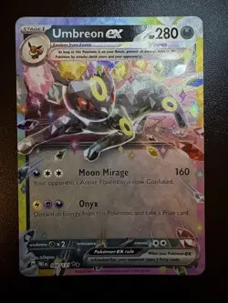 Umbreon ex 060/131 Prismatic Evolutions Ultra Rare 2025 Pokemon Card - Image 1