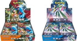 Pokemon Card Booster Box SET Ancient Roar & Future Flash sv4K sv4M Shrink Sealed - Image 1
