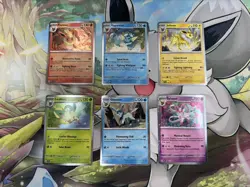 Prismatic Evolutions Eeveelutions Black Star Promos Lot of 6 Pokemon Card Lot NM - Image 2