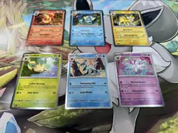 Prismatic Evolutions Eeveelutions Black Star Promos Lot of 6 Pokemon Card Lot NM - Image 4