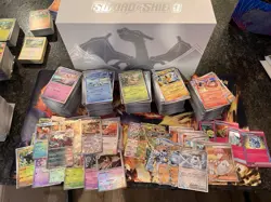 pokemon TCG prismatic evolutions bulk! 1075 cards 8 ex,4aspec,5 train,30pokballs - Image 1