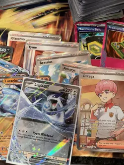 pokemon TCG prismatic evolutions bulk! 1075 cards 8 ex,4aspec,5 train,30pokballs - Image 4