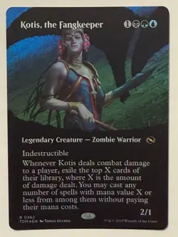 Kotis, the Fangkeeper Borderless Foil - Tarkir: Dragonstorm MTG - Image 1