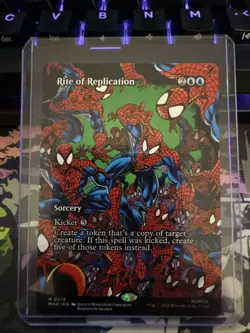 Rite of Replication M 0014 Mythic Borderless - Magic MTG Marvel's Spider-Man - Image 1