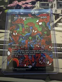 Rite of Replication M 0014 Mythic Borderless - Magic MTG Marvel's Spider-Man - Image 3