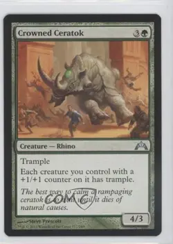 Crowned Ceratok Magic: Gatecrash #117 - Image 1